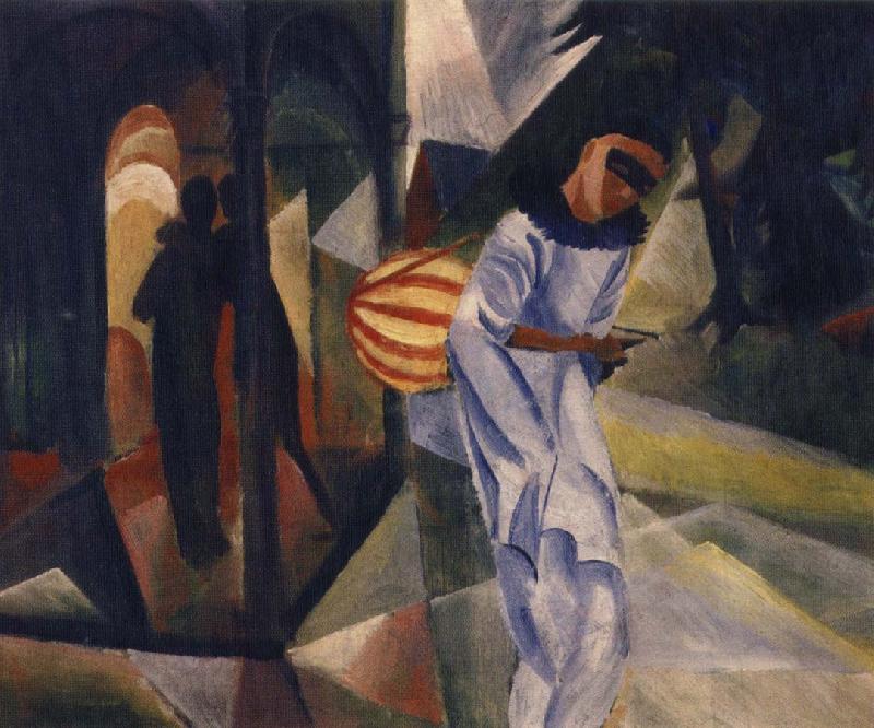 auguste macke pierrot